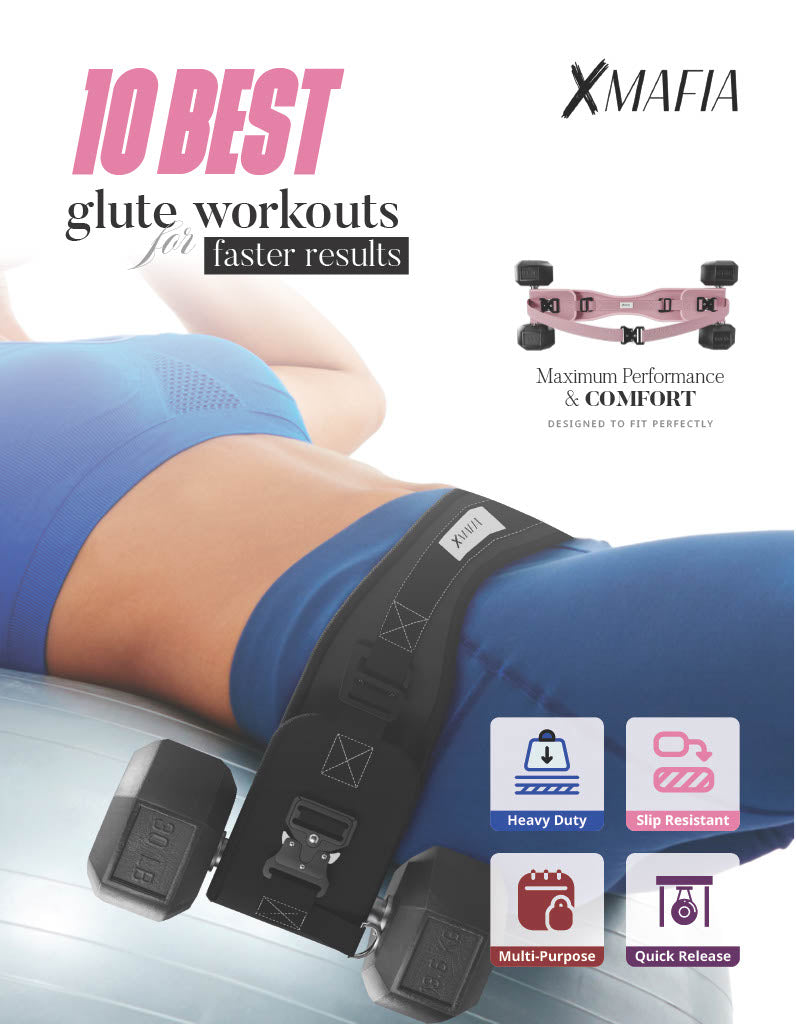 Ebook - 10 Best Glute Workouts for Faster Results.