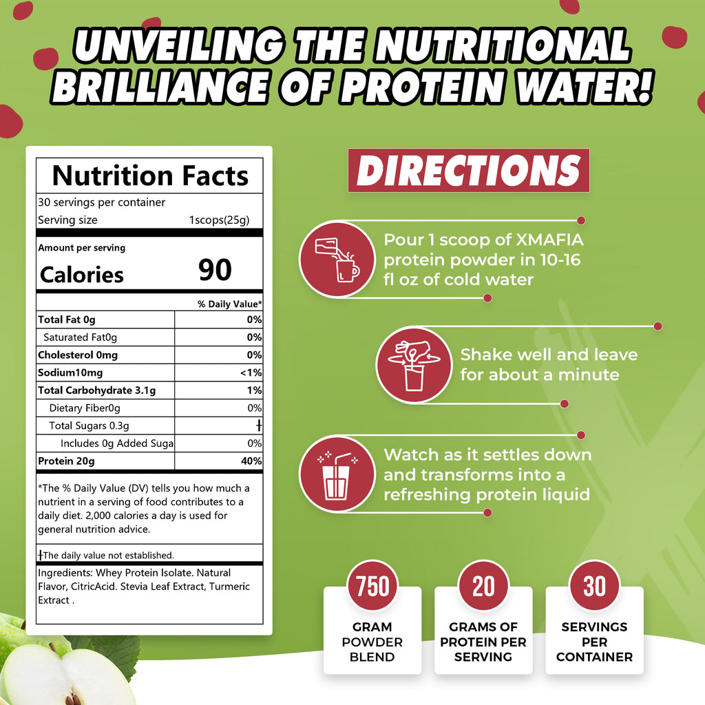 Protein Water -  Apple