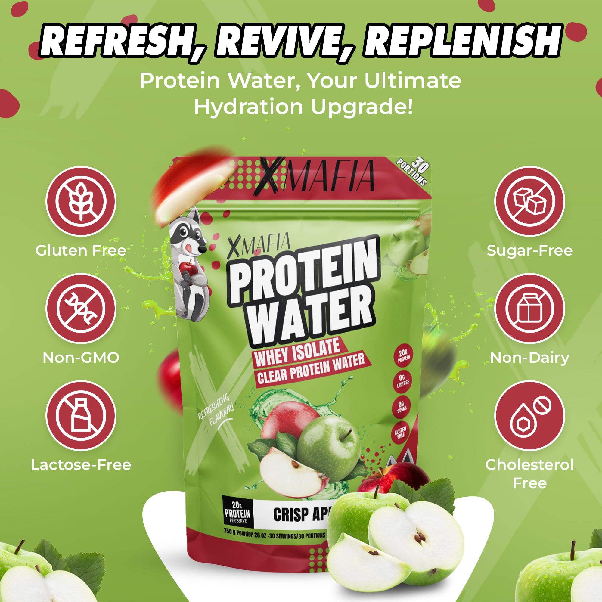 Protein Water -  Apple