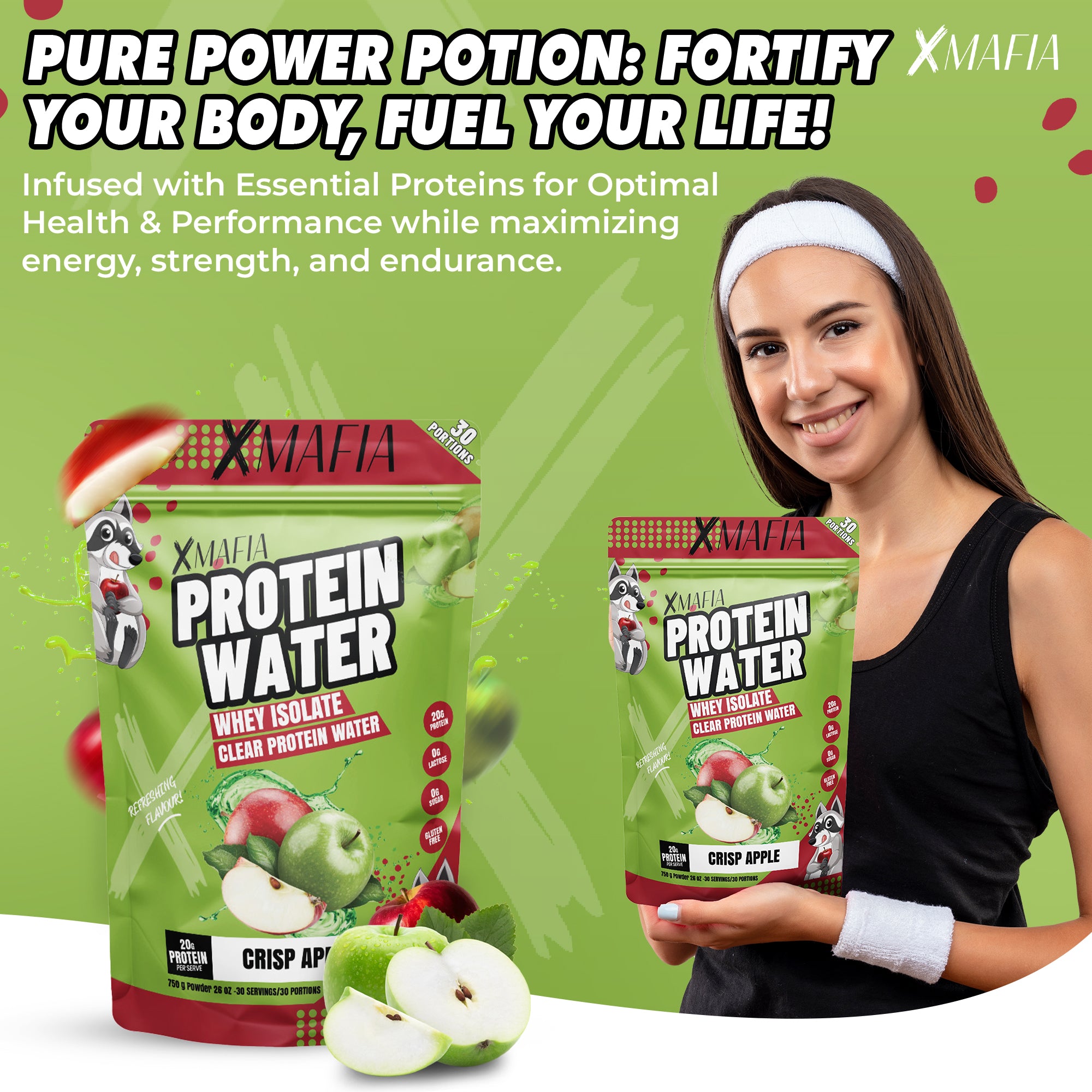 Protein Water -  Apple
